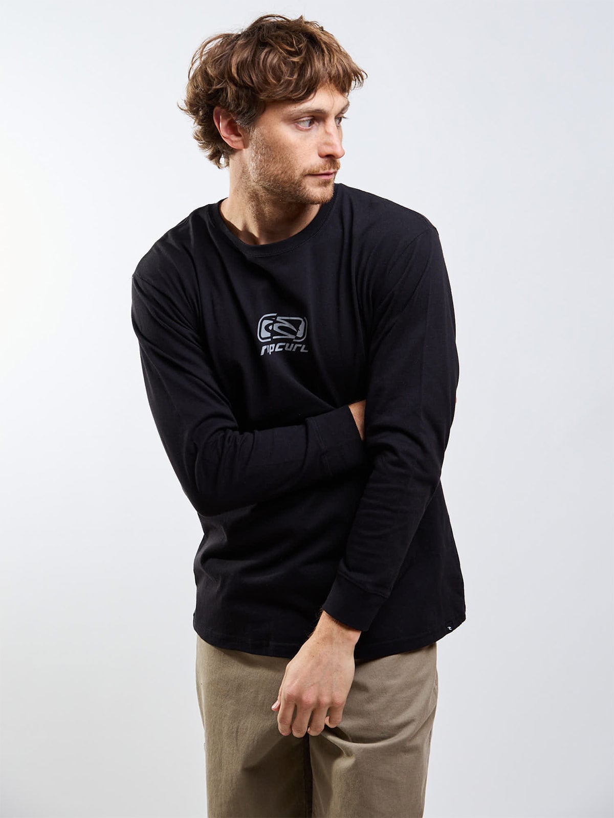 POLERA HOMBRE RIP CURL ALGODÓN MANGA LARGA - 1