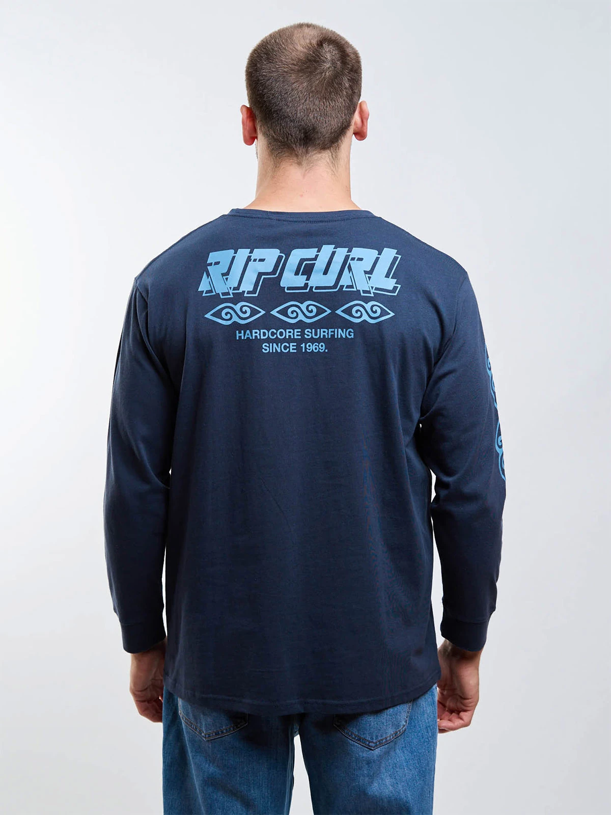 POLERA HOMBRE RIP CURL ALGODÓN MANGA LARGA - 2