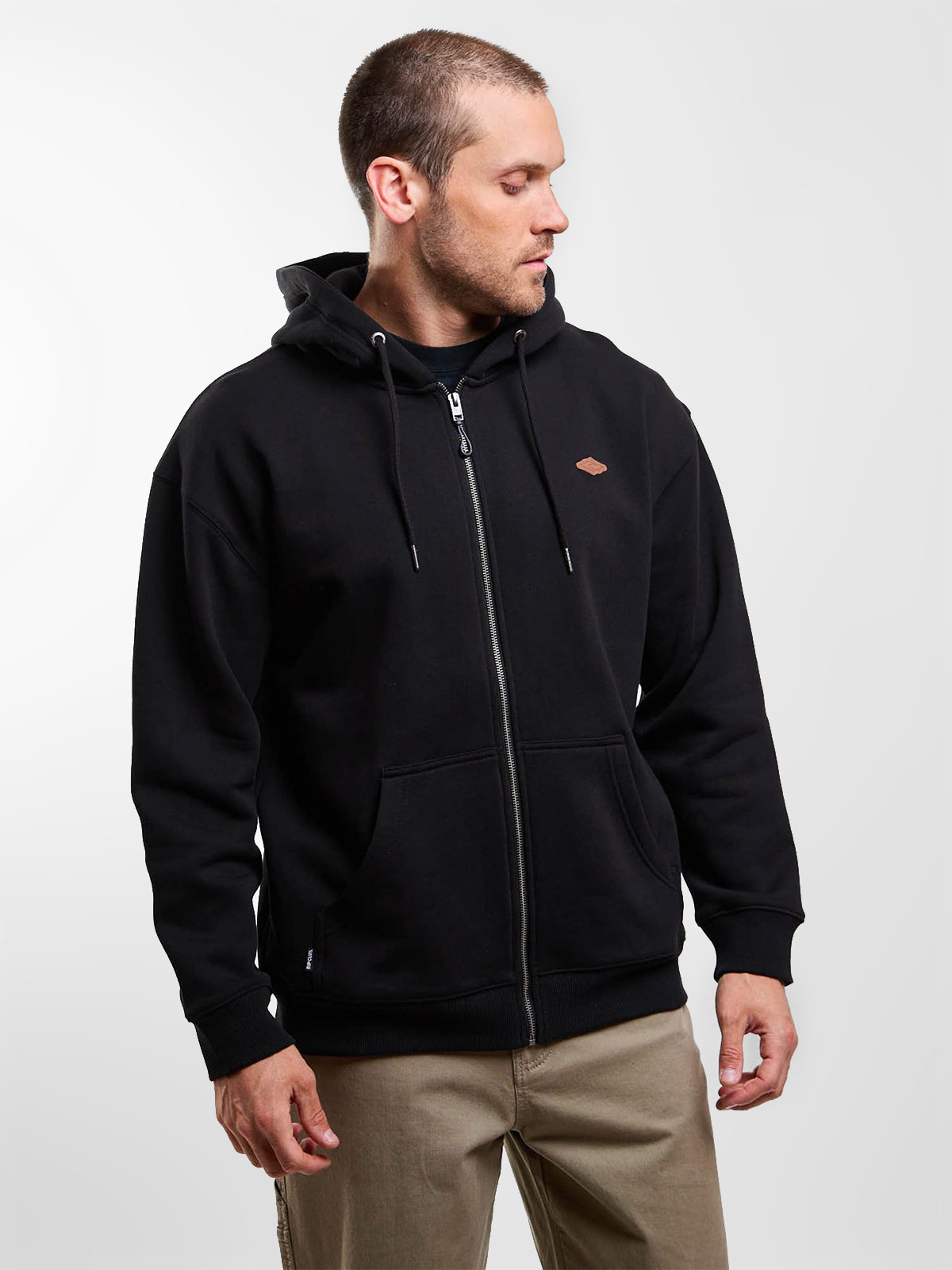 POLERÓN HOMBRE RIP CURL ALGODÓN FULL ZIPPER - 1