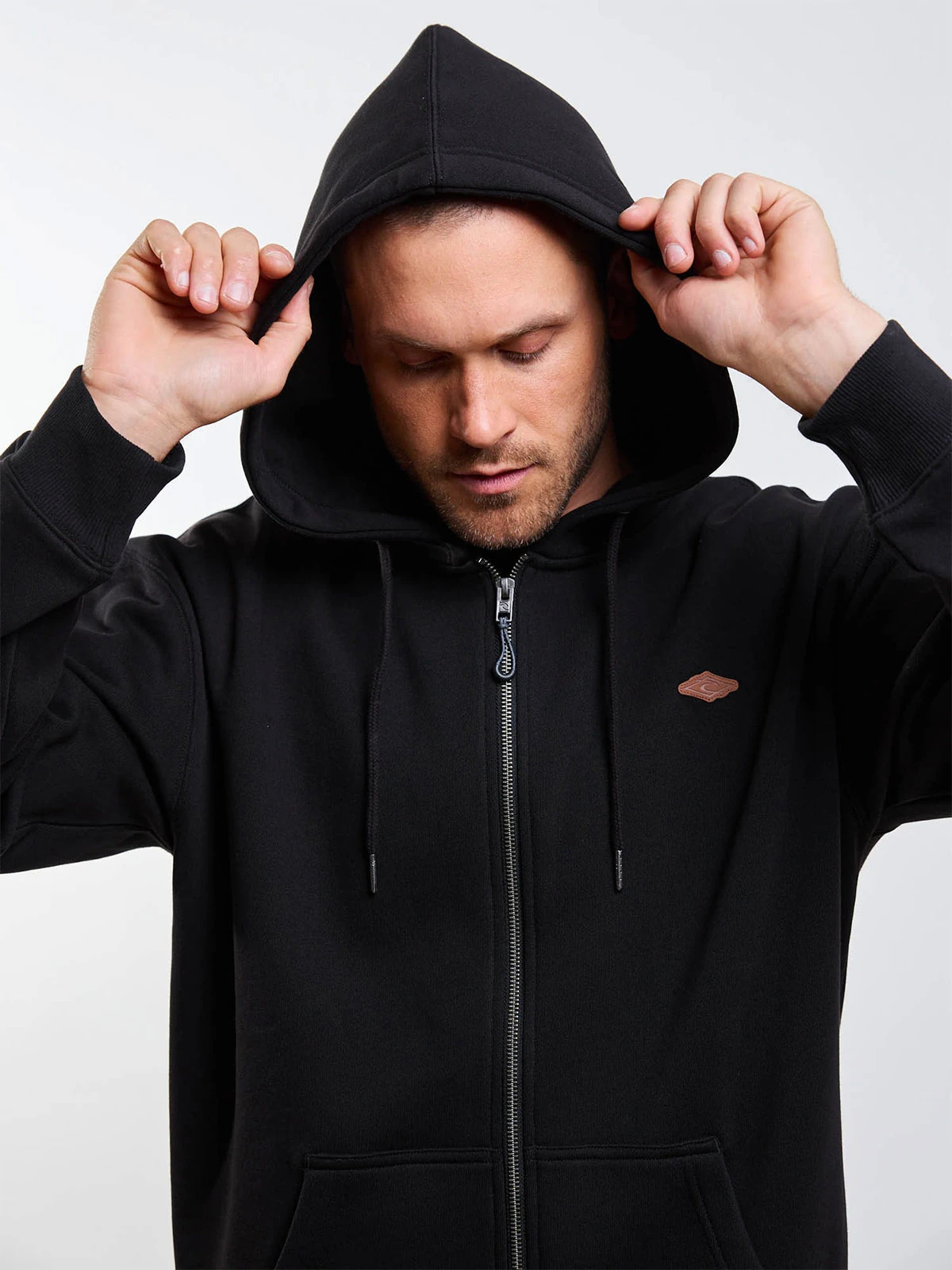 POLERÓN HOMBRE RIP CURL ALGODÓN FULL ZIPPER - 4