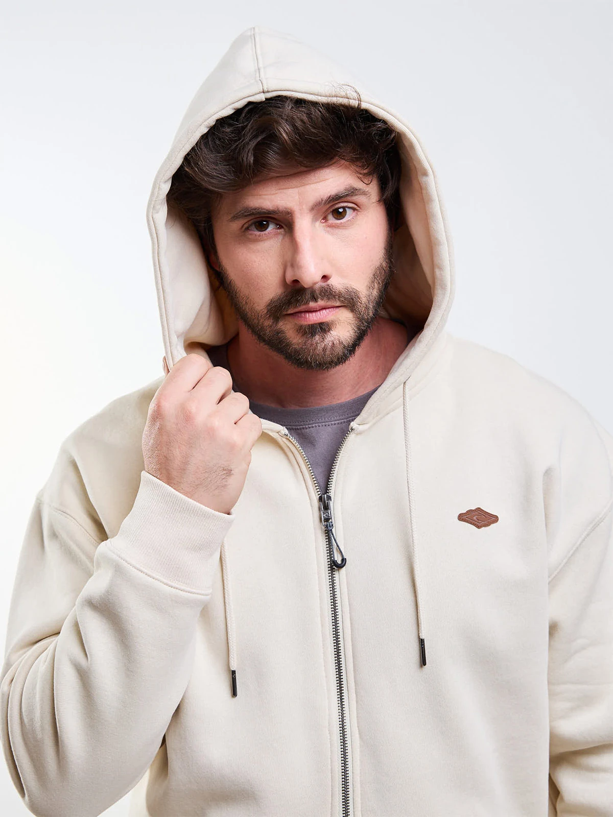 POLERÓN HOMBRE RIP CURL ALGODÓN FULL ZIPPER - 4