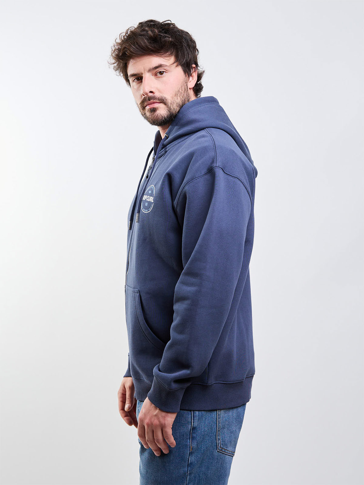 POLERÓN HOMBRE RIP CURL ALGODÓN FULL ZIPPER - 3