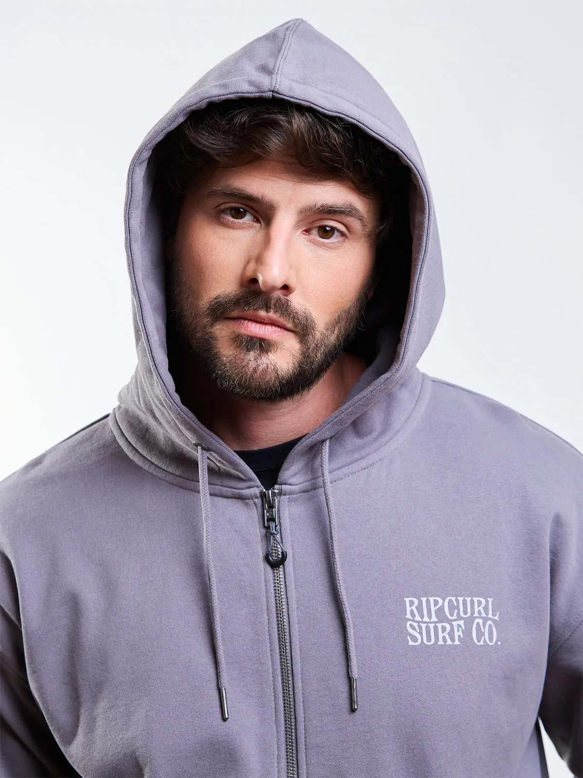 POLERÓN HOMBRE RIP CURL ALGODÓN FULL ZIPPER - 7