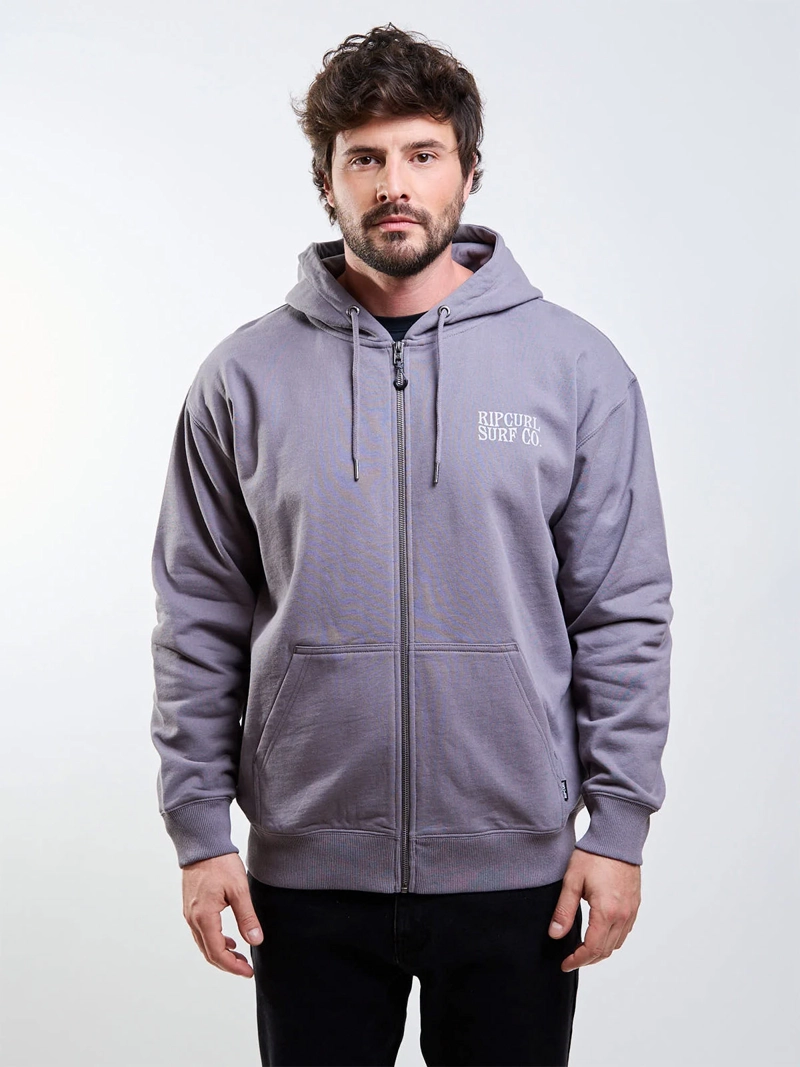 POLERÓN HOMBRE RIP CURL ALGODÓN FULL ZIPPER - 2