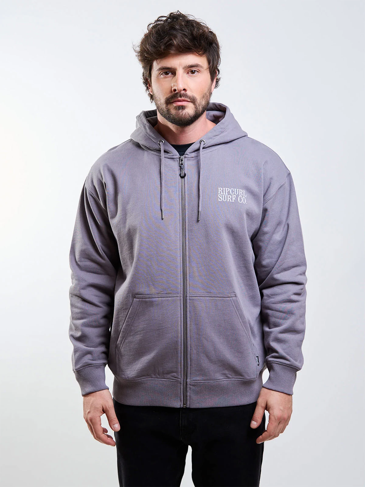 POLERÓN HOMBRE RIP CURL ALGODÓN FULL ZIPPER - 2
