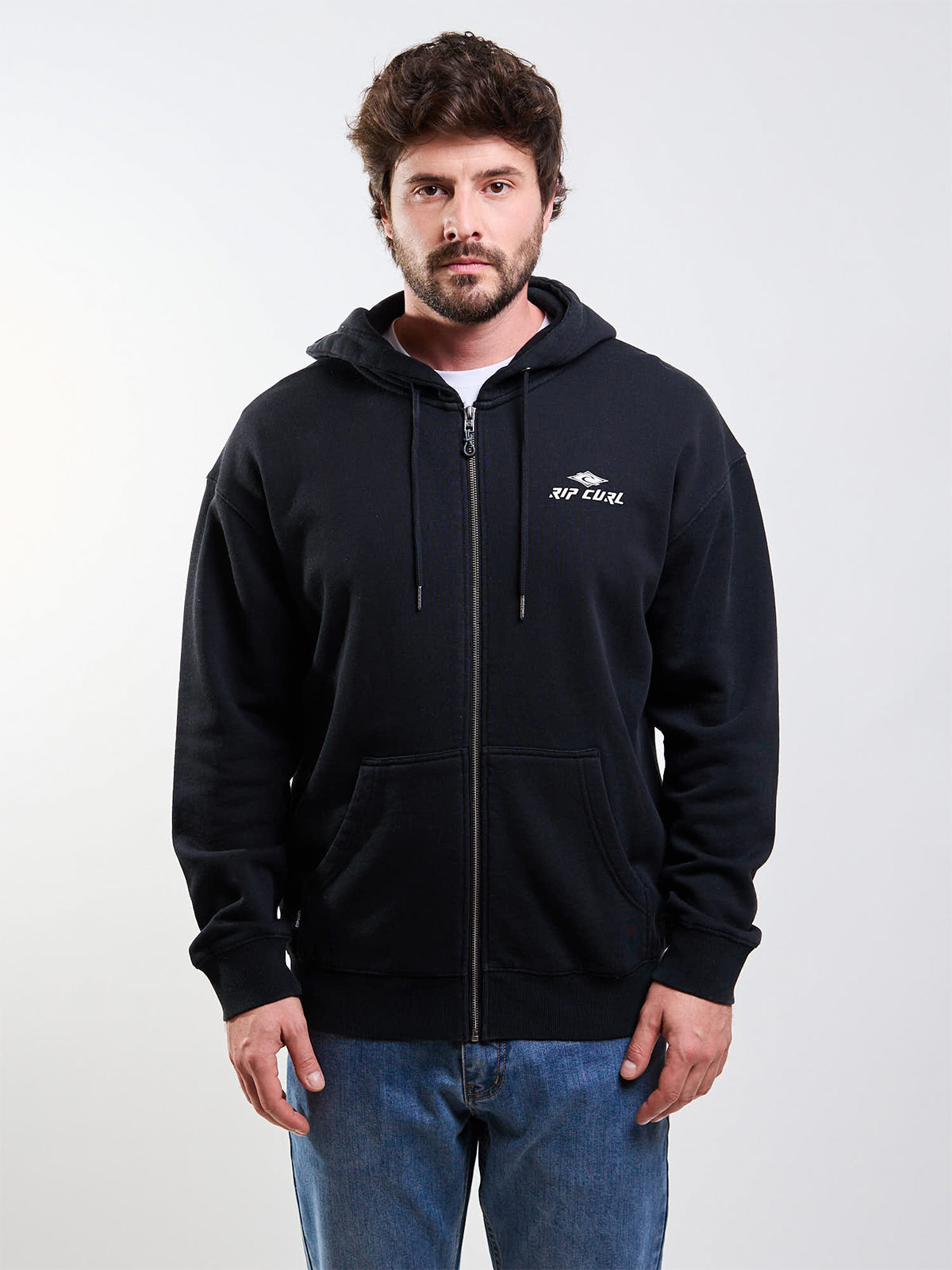 POLERÓN HOMBRE RIP CURL ALGODÓN FULL ZIPPER - 2