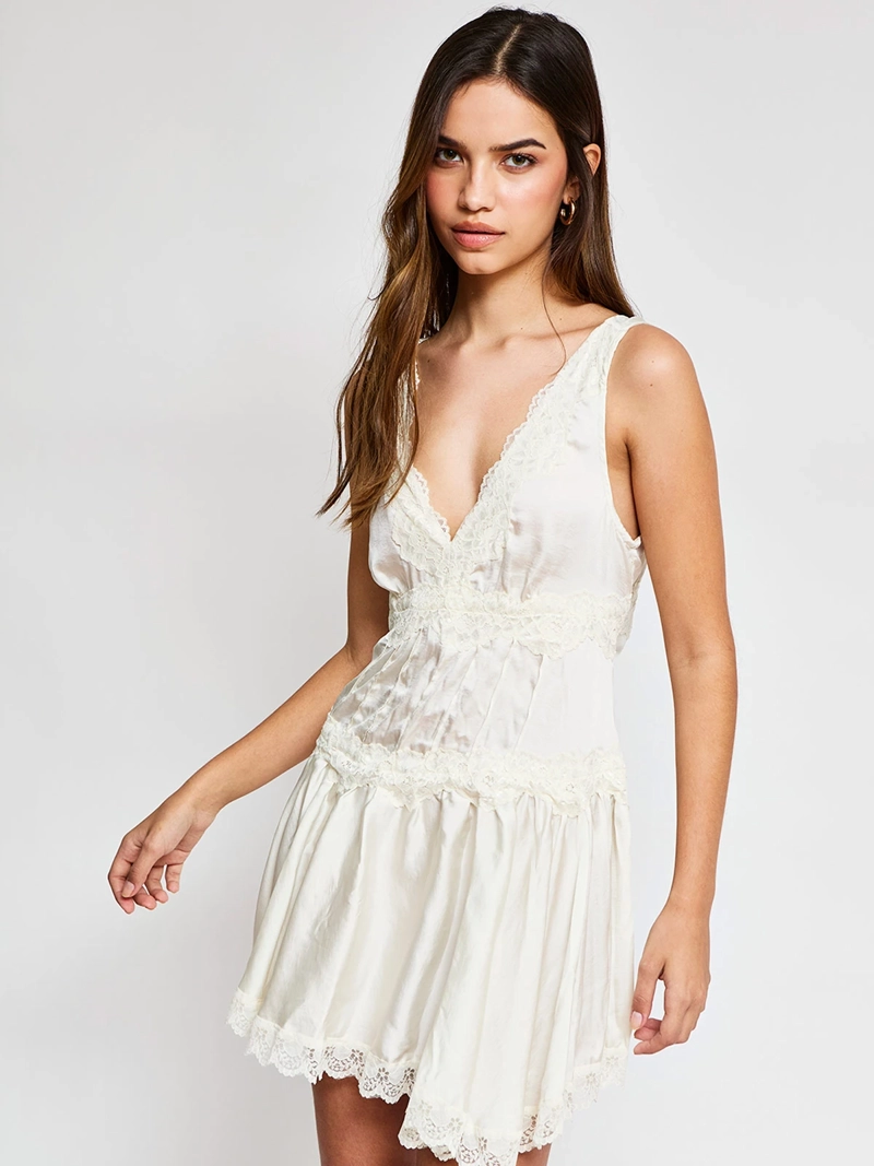 VESTIDO MUJER BARBADOS ENCAJE - 2