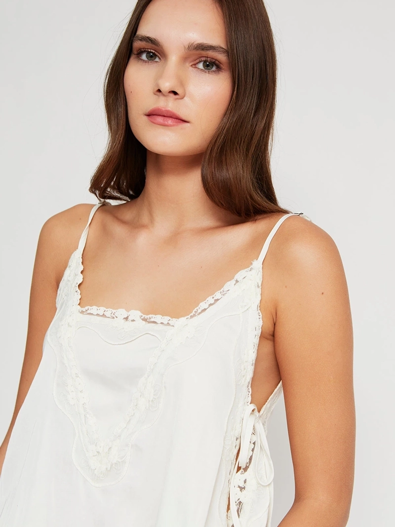 BLUSA MUJER BARBADOS ENCAJE - 3
