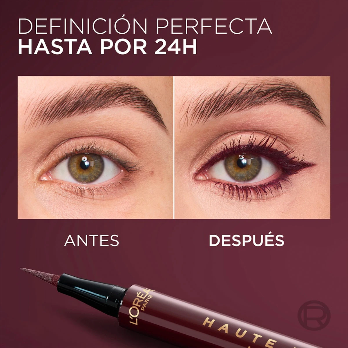 DELINEADOR L'OREAL INFALLIBLE HAUTE PRECISION LINER - TONO BORDEAUX 2G - 3