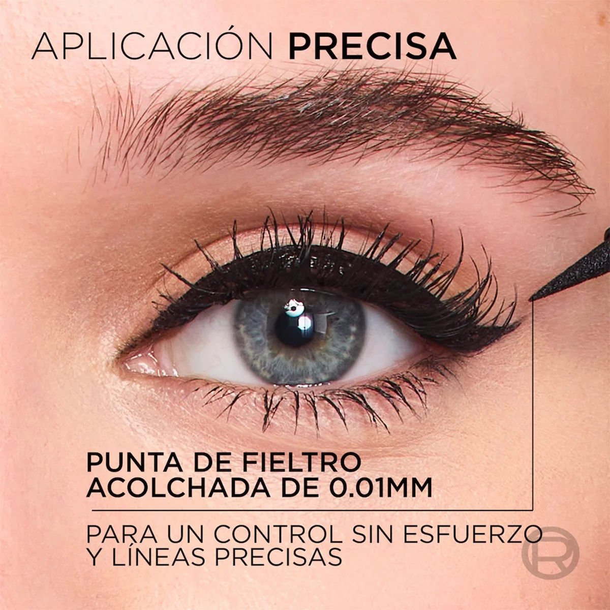 DELINEADOR L'OREAL INFALLIBLE HAUTE PRECISION LINER - TONO NOIR SILK 2G - 2