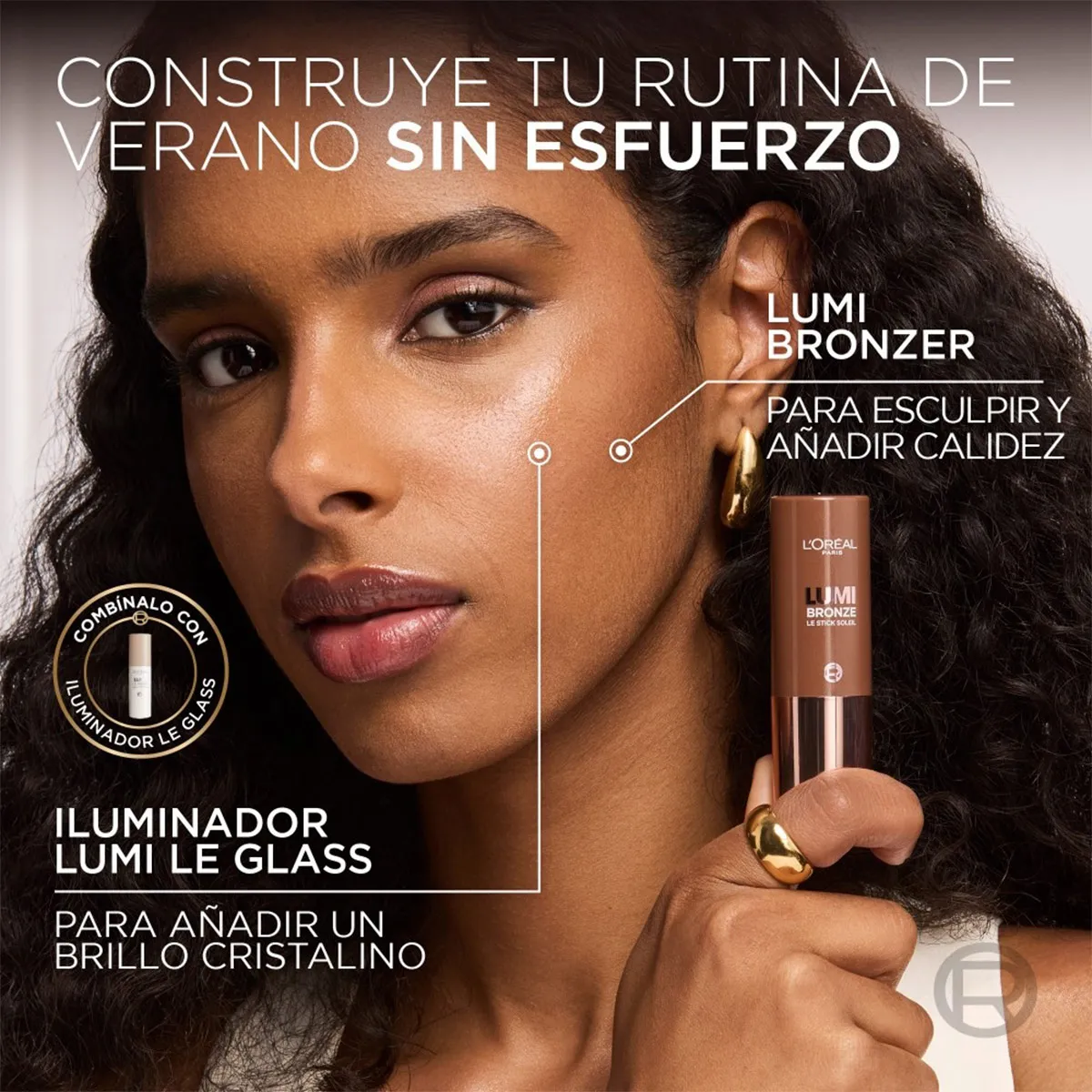 BRONCEADOR L'OREAL LUMI BRONZE STICK 130 SUNSET DORE 9G - 5