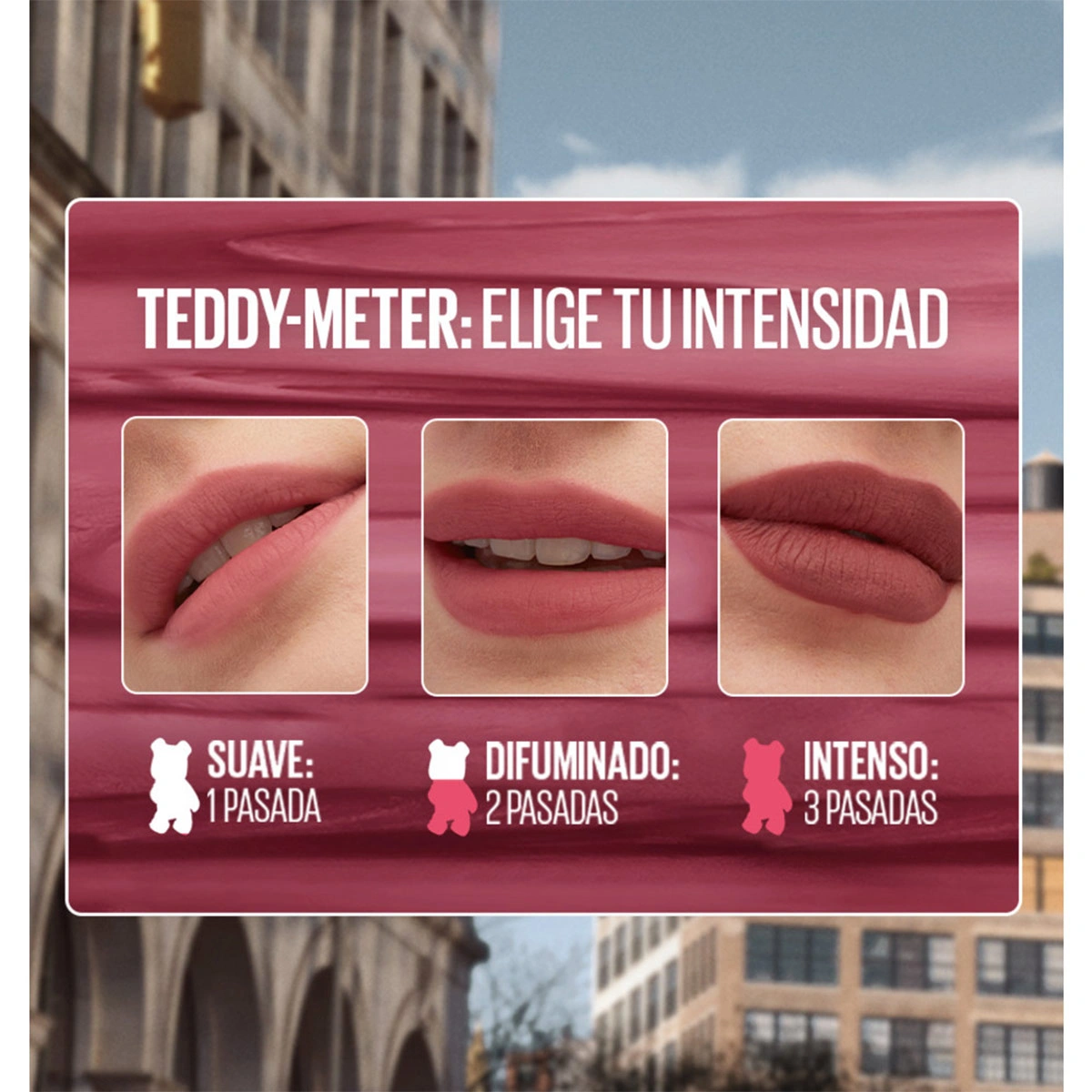LABIAL MAYBELLINE TEDDY TINT 90 RIBBON TIED 5ML - 5