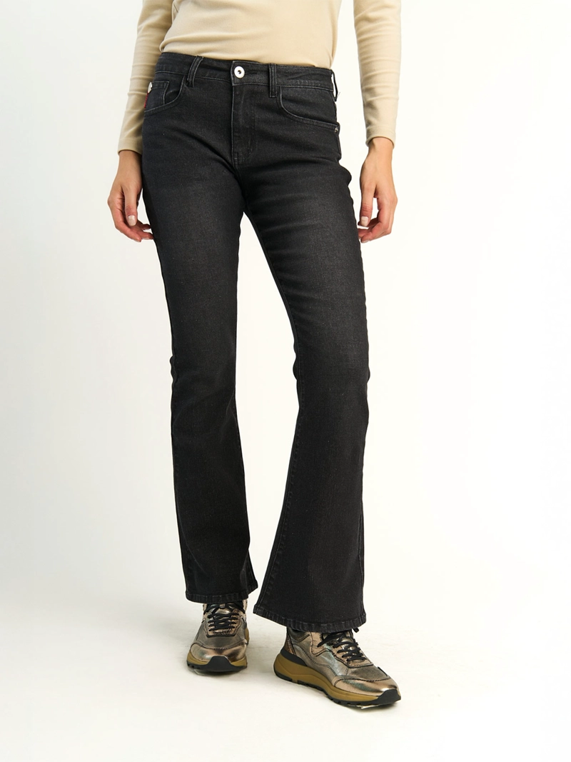 JEANS MUJER ELLUS ALGODÓN TIRO MEDIO - 2