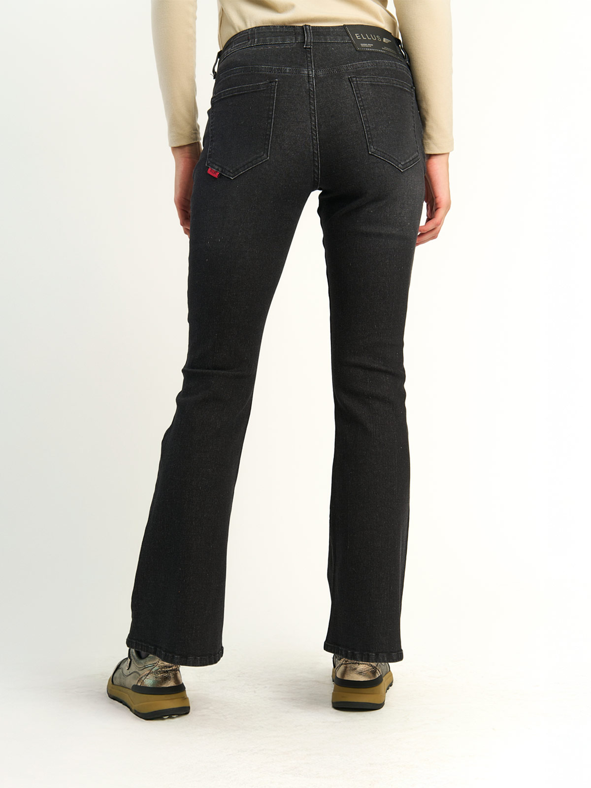 JEANS MUJER ELLUS ALGODÓN TIRO MEDIO - 4