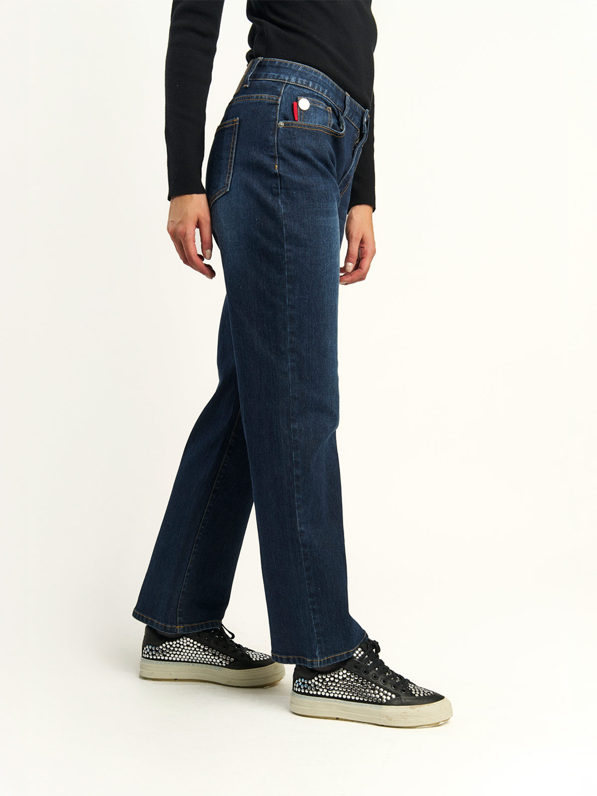 JEANS MUJER ELLUS ALGODÓN TIRO ALTO - 3