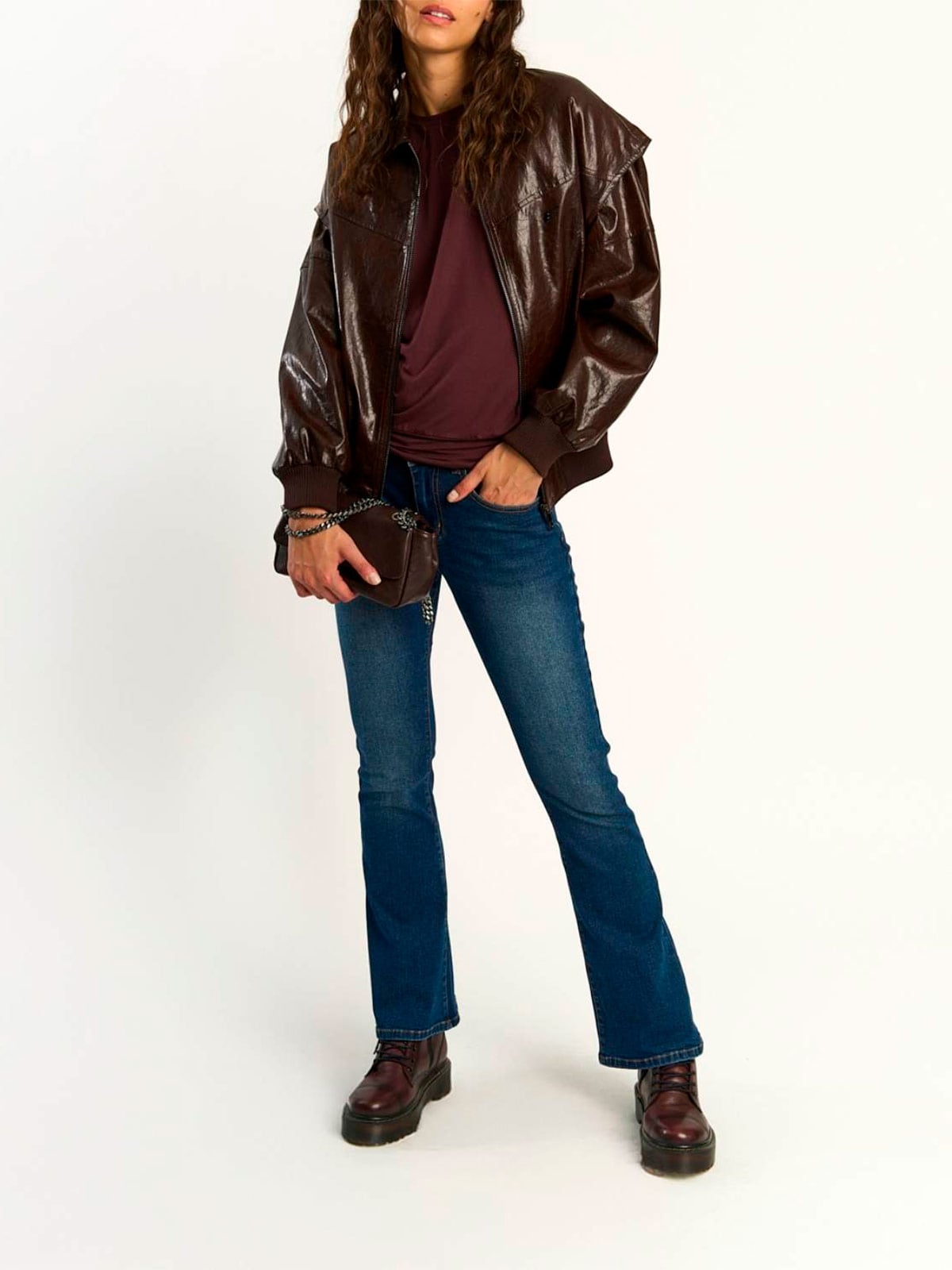 ELLUS JEANS MUJER ELLUS ALGODÓN TIRO MEDIO