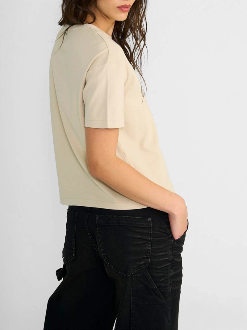 POLERA MUJER ELLUS MANGA CORTA ALGODÓN - 2