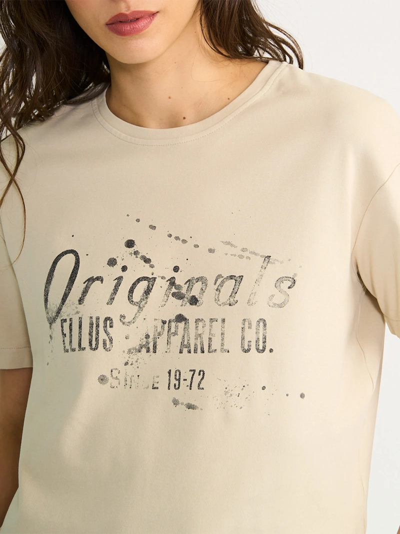 POLERA MUJER ELLUS MANGA CORTA ALGODÓN - 4