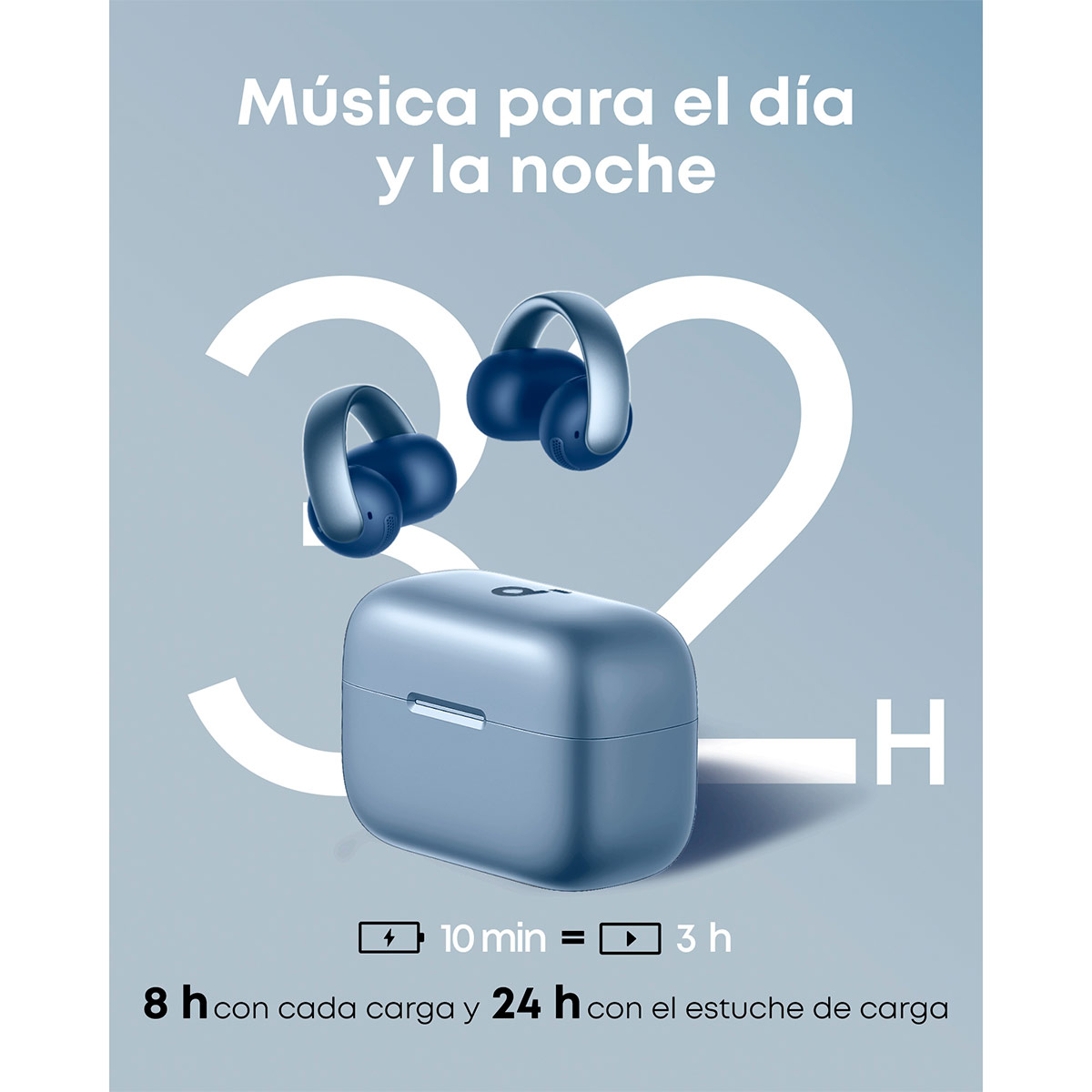 AUDÍFONOS OPEN-EAR SOUNDCORE AEROCLIP - 8