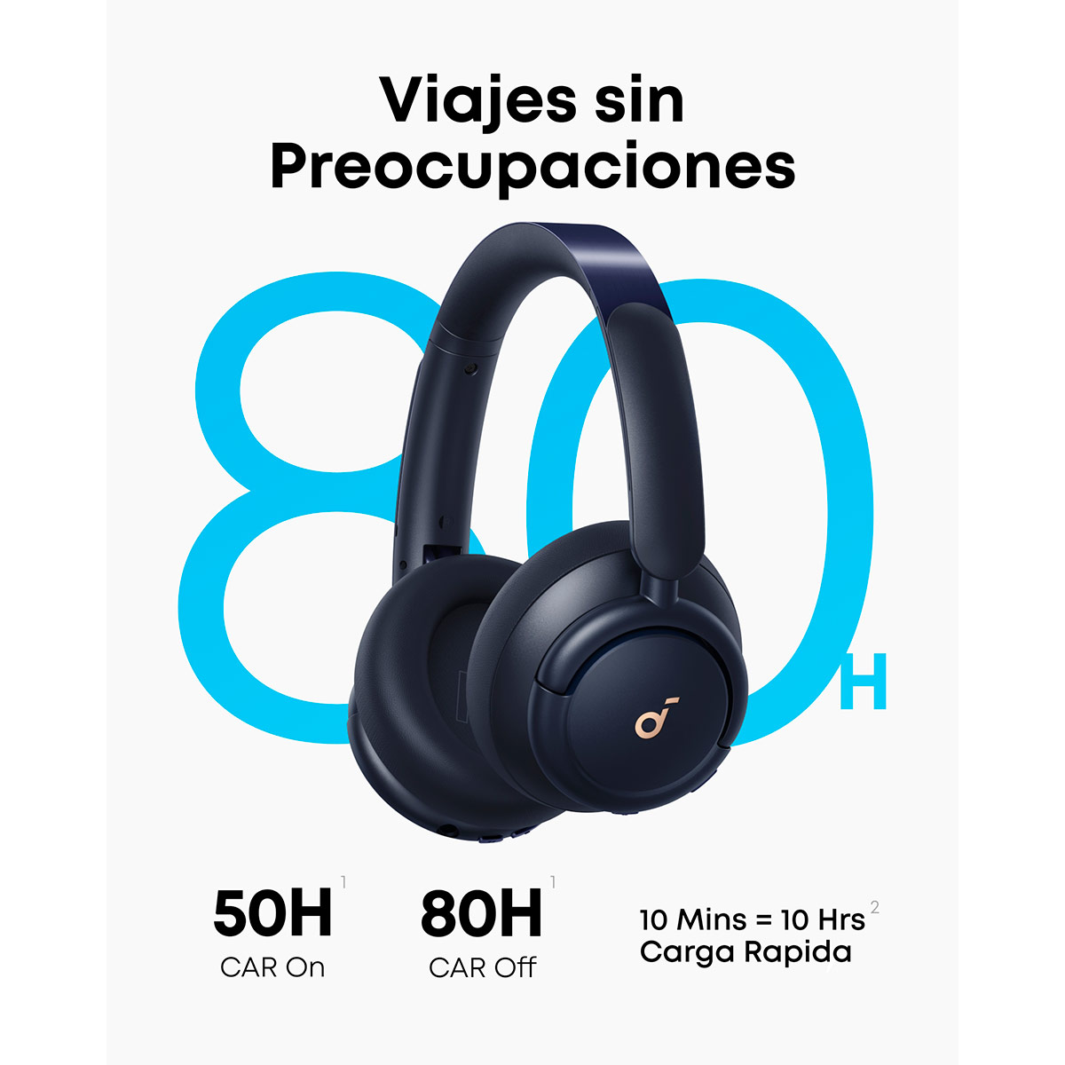 AUDÍFONOS OVER-EAR ANC SOUNDCORE Q30I - 8
