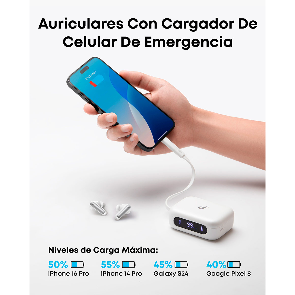 AUDÍFONOS TWS ANC SOUNDCORE P41I - 10