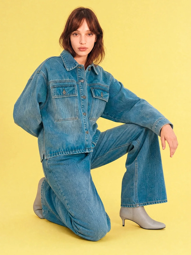 JEANS MUJER MARIA CHER X MARQUIS ALGODÓN HYPER WIDE LEG - 1