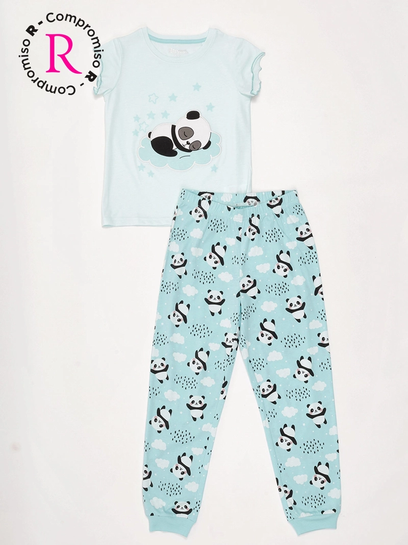 PIJAMA NIÑA HARVEST ALGODÓN LARGO - 3
