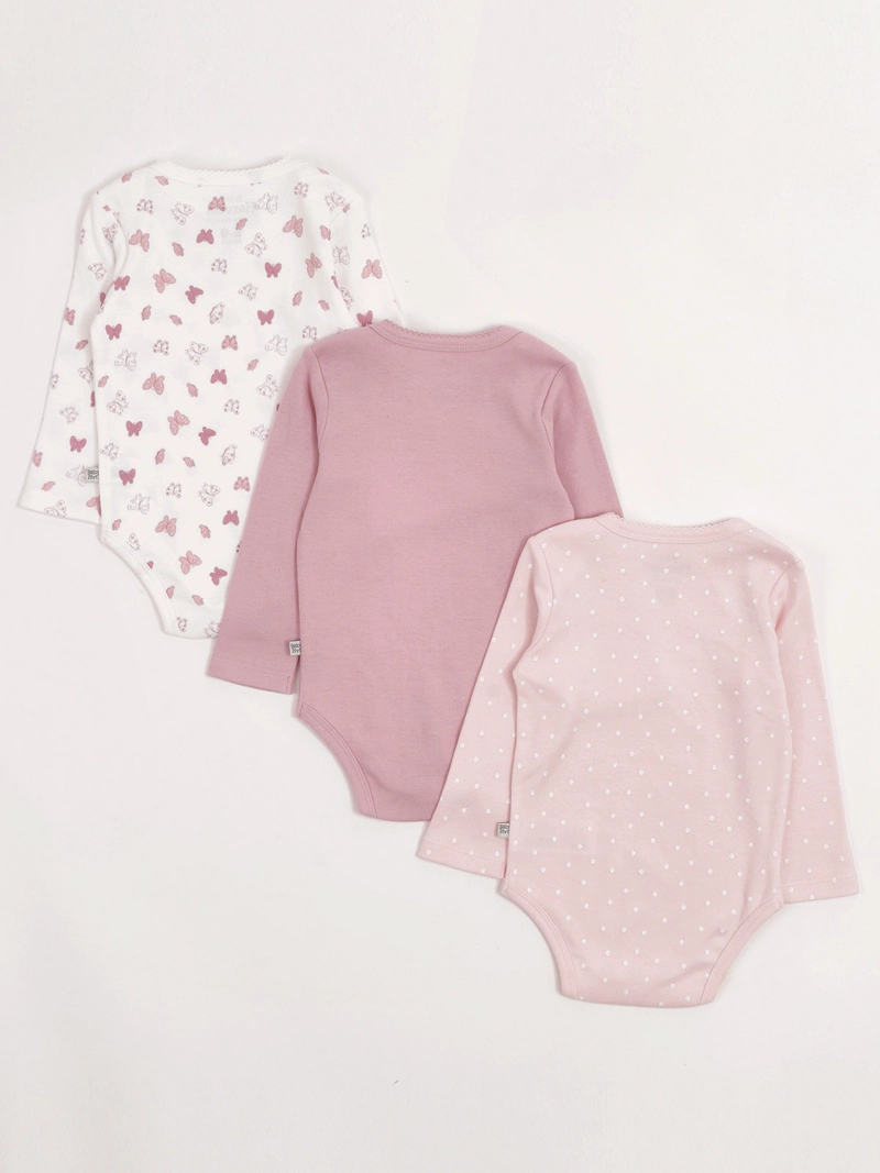 PACK X3 BODY NIÑA BABY HARVEST ALGODÓN  - 2
