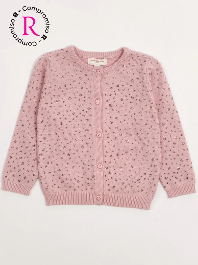 SWEATER NIÑA BABY HARVEST ABOTONADO ESTAMPADO