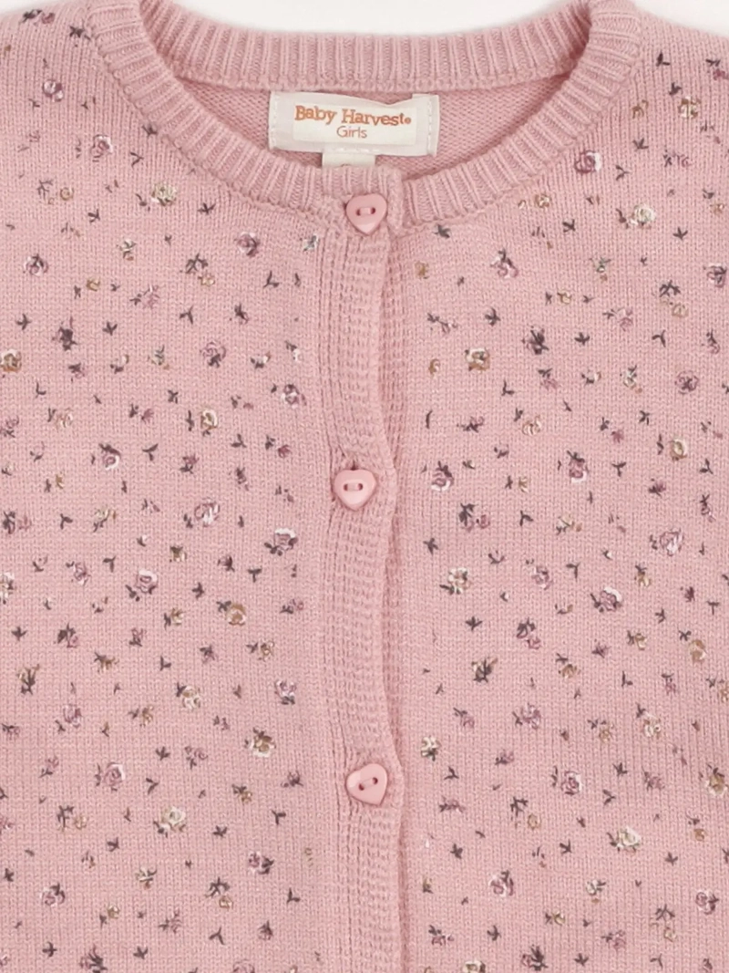 SWEATER NIÑA BABY HARVEST ABOTONADO ESTAMPADO - 3