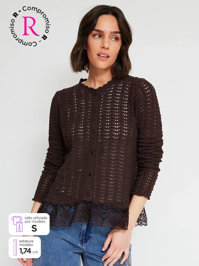 CARDIGAN MUJER TATIENNE CHENILLE
