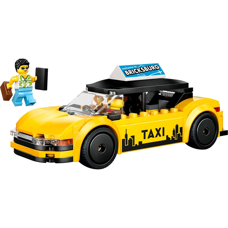 BLOQUES DE CONSTRUCCIÓN LEGO 60487 TAXI AMARILLO - 1