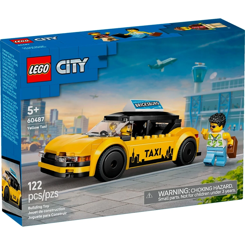 BLOQUES DE CONSTRUCCIÓN LEGO 60487 TAXI AMARILLO - 4