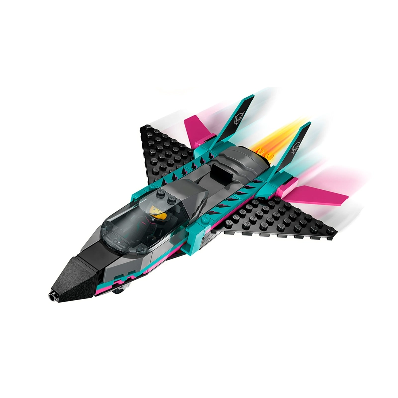 BLOQUES DE CONSTRUCCIÓN LEGO 60489 AVIÓN JET VS. AUTO - 2