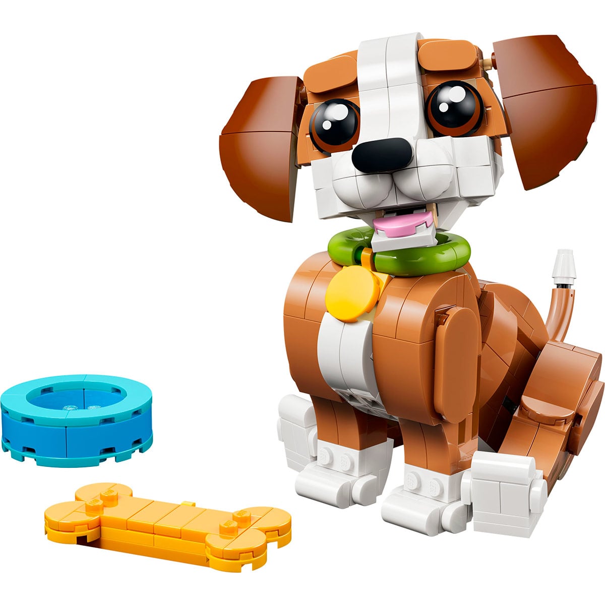 BLOQUES DE CONSTRUCCIÓN LEGO 31382 LINDOS ANIMALES: CACHORRO JUGUETÓN - 1