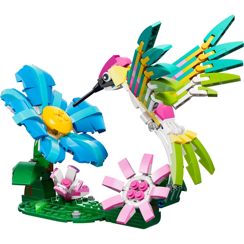 BLOQUES DE CONSTRUCCIÓN LEGO 31384 FAUNA SALV COLIBRI COLORIDO - 3