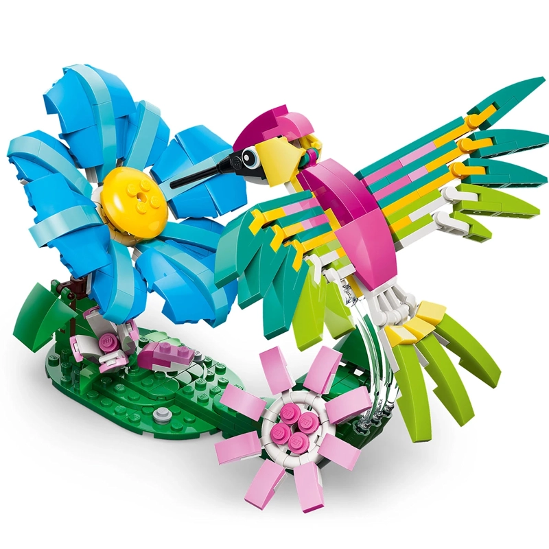 BLOQUES DE CONSTRUCCIÓN LEGO 31384 FAUNA SALV COLIBRI COLORIDO - 4