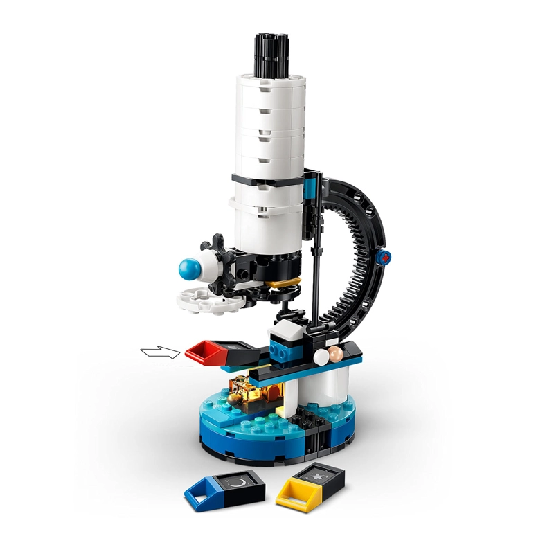 BLOQUES DE CONSTRUCCIÓN LEGO 31378 TELESCOPIO EXPLORA ESPACIAL - 4