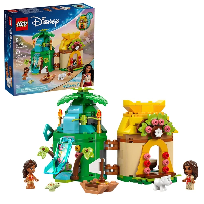 BLOQUES DE CONSTRUCCIÓN LEGO 43260 DIVERSION ISLA CON MOANA - 1