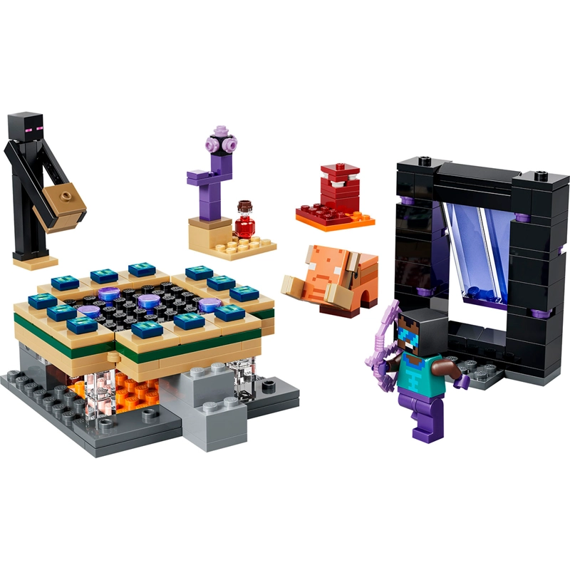 BLOQUES DE CONSTRUCCIÓN LEGO 21584 EL VIAJE POR EL NETHER Y EL PORTAL AL END - 1