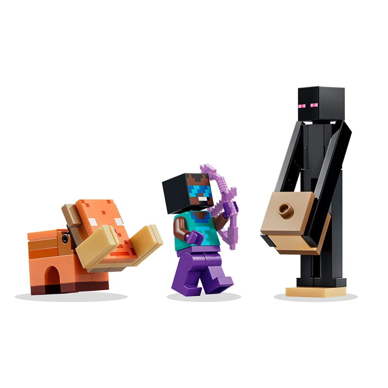 BLOQUES DE CONSTRUCCIÓN LEGO 21584 EL VIAJE POR EL NETHER Y EL PORTAL AL END - 3
