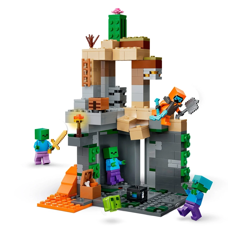 BLOQUES DE CONSTRUCCIÓN LEGO 21587 EL CALABOZO DE ZOMBIES - 2