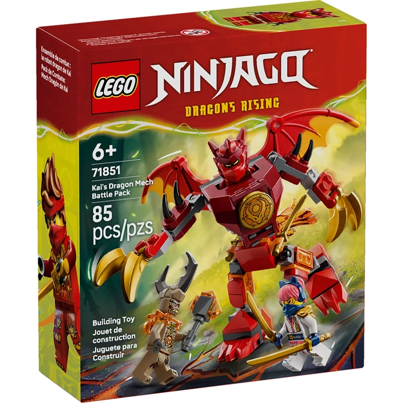 BLOQUES DE CONSTRUCCIÓN LEGO 71851 PACK COMBO MECH DRAGON KAI - 2