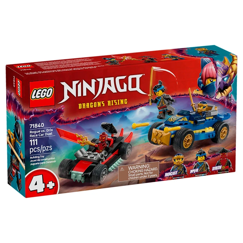 BLOQUES DE CONSTRUCCIÓN LEGO 71840 DESAFÍO A MÁXIMA VELOCIDAD: ROGUE VS. DRIX - 4