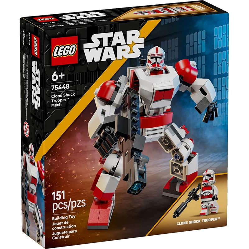 BLOQUES DE CONSTRUCCIÓN LEGO 75448 MECH CLON TROOPER CHOQUE - 2