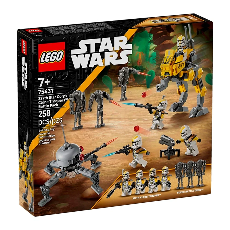 BLOQUES DE CONSTRUCCIÓN LEGO 75431 PACK DE COMBATE: SOLDADOS CLON DEL 327 CUERPO ESTELAR - 4