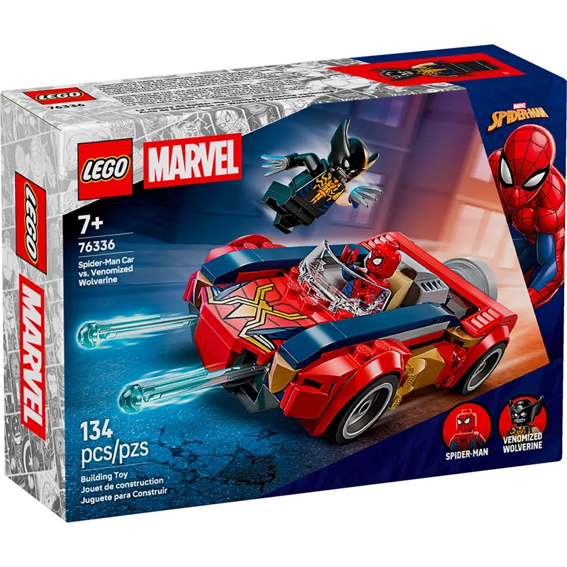 BLOQUES DE CONSTRUCCIÓN LEGO 76336 AUTO DE SPIDER-MAN VS. WOLVERINE VENOMIZADO - 4