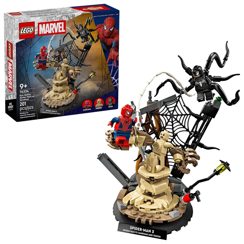 BLOQUES DE CONSTRUCCIÓN LEGO 76334 BAT SPIDERMAN VS. SANDMAN - 1
