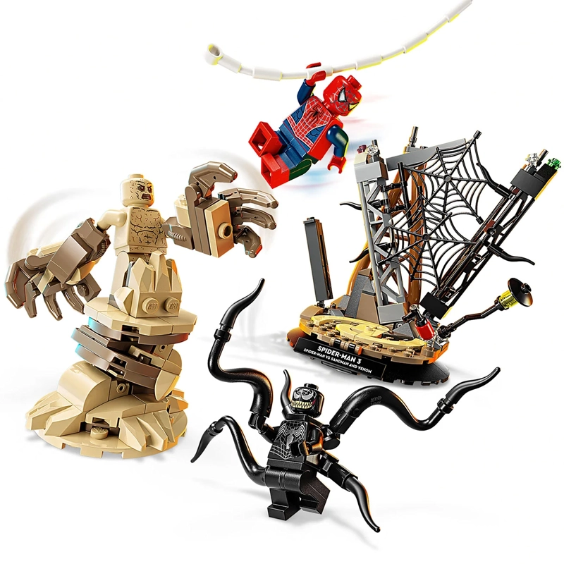 BLOQUES DE CONSTRUCCIÓN LEGO 76334 BAT SPIDERMAN VS. SANDMAN - 4