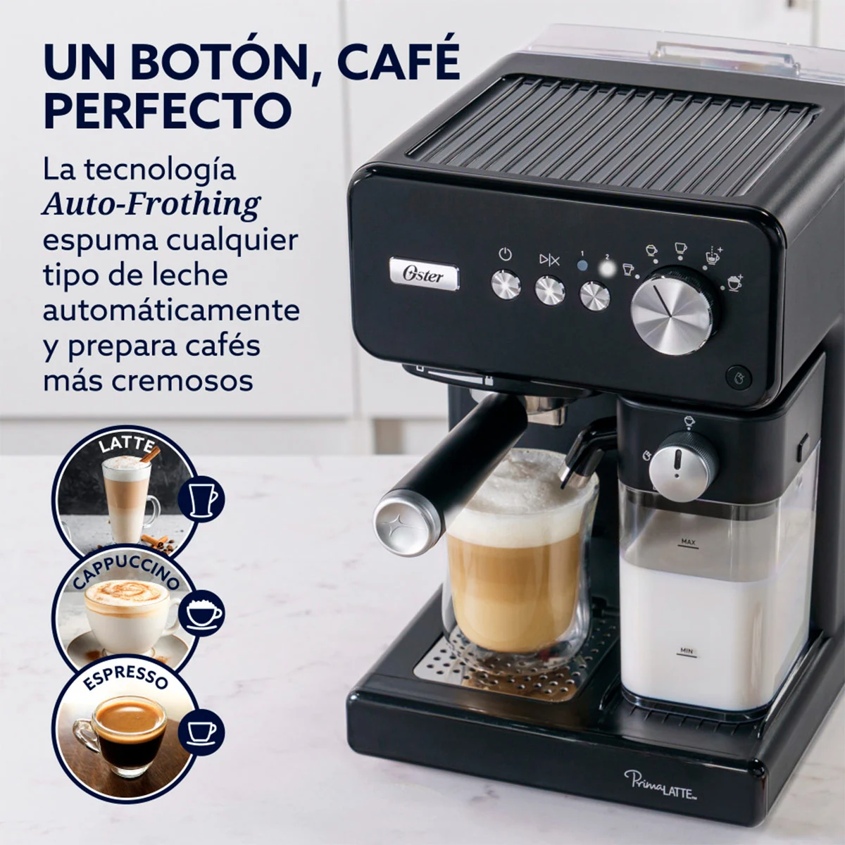 CAFETERA OSTER PRIMALATTE NEGRA - 4